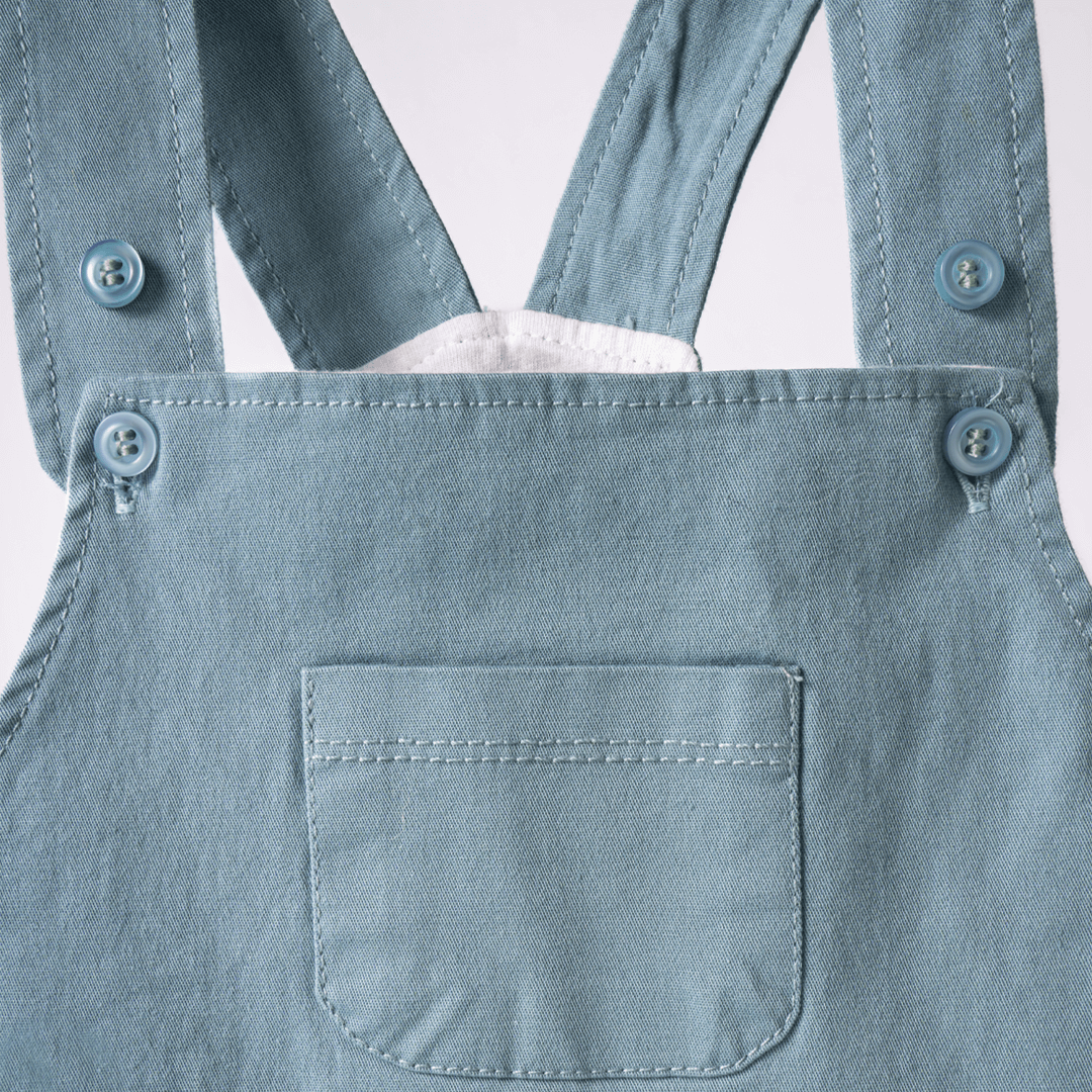 Baby Boys Salopette With Shirt