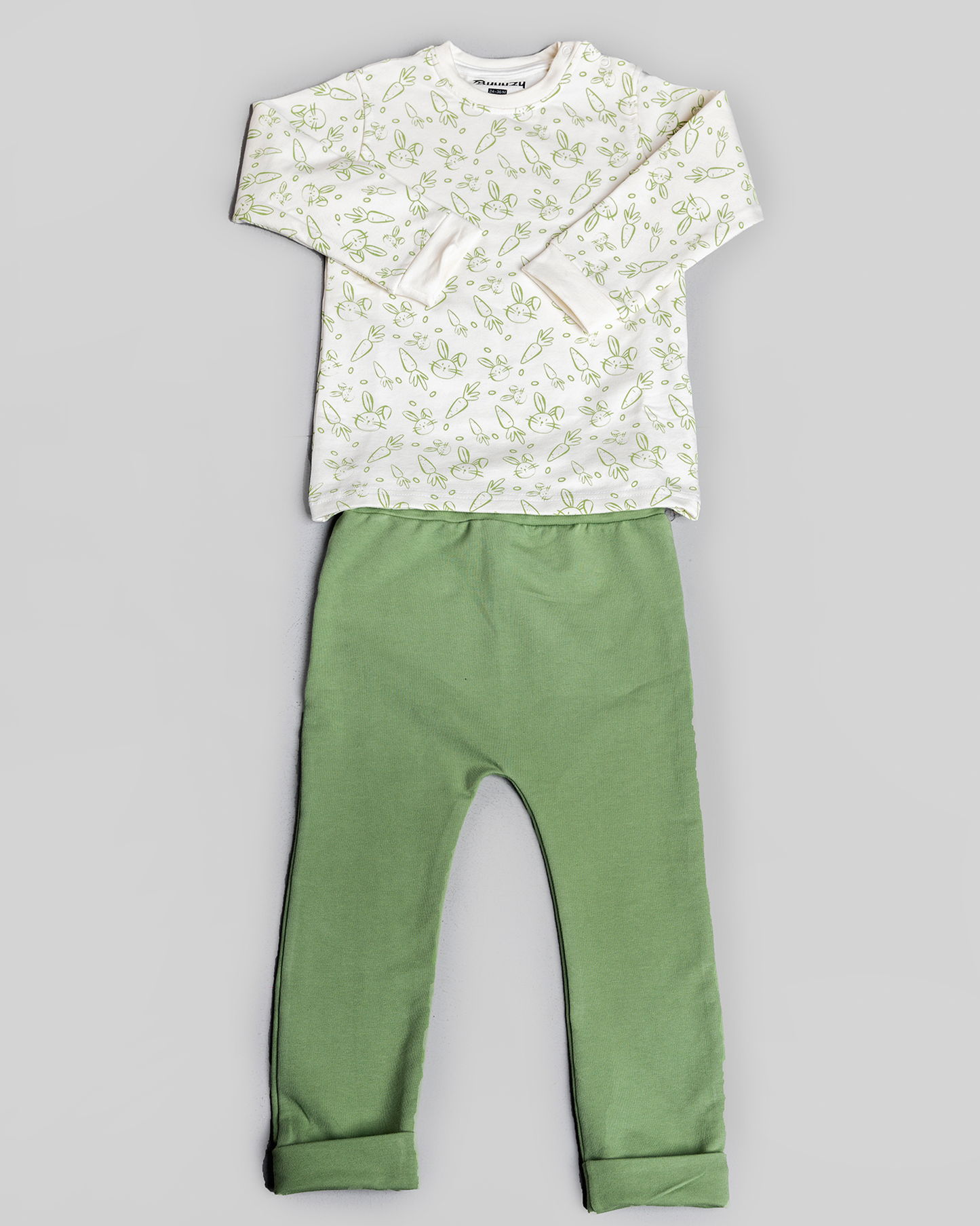 2 Piece Set | Green Carrotopia