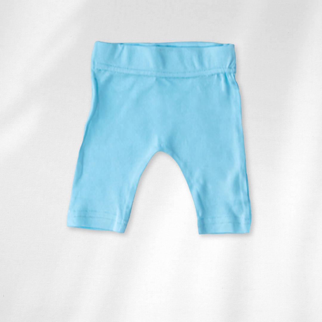 "Newborn Clothing" five pieces, includes strip baby pants, plain baby pants, two baby bodysuits and newborn jacket